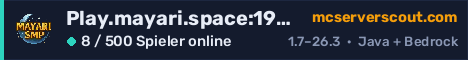 Banner des Servers Play.mayari.space:19025