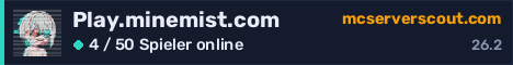 Banner des Servers Play.minemist.com