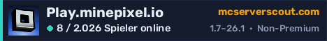 Banner des Servers Play.minepixel.io