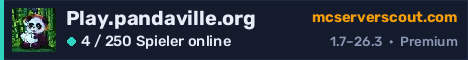 Banner des Servers Play.pandaville.org
