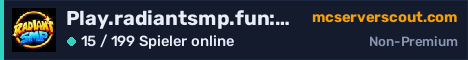 Banner des Servers Play.radiantsmp.fun:19132