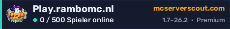 Banner des Servers Play.rambomc.nl