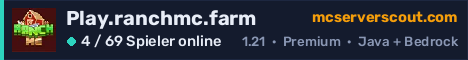 Banner des Servers Play.ranchmc.farm