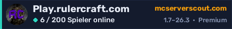 Banner des Servers Play.rulercraft.com