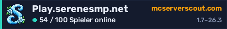Banner des Servers Play.serenesmp.net