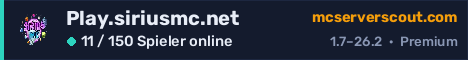 Banner des Servers Play.siriusmc.net