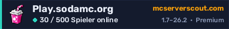 Banner des Servers Play.sodamc.org