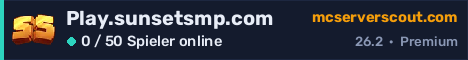 Banner des Servers Play.sunsetsmp.com