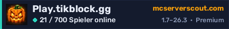 Banner des Servers Play.tikblock.gg