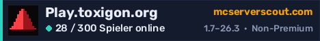 Banner des Servers Play.toxigon.org