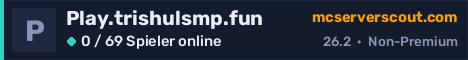 Banner des Servers Play.trishulsmp.fun