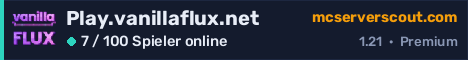 Banner des Servers Play.vanillaflux.net