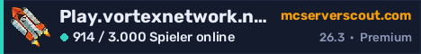 Banner des Servers Play.vortexnetwork.net
