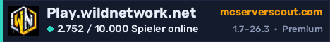 Banner des Servers Play.wildnetwork.net