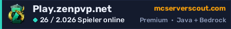 Banner des Servers Play.zenpvp.net