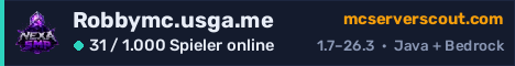 Banner des Servers Robbymc.usga.me