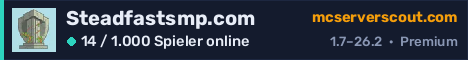Banner des Servers Steadfastsmp.com