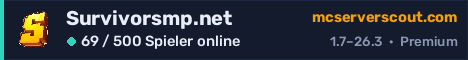 Banner des Servers Survivorsmp.net