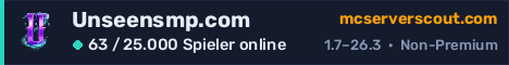 Banner des Servers Unseensmp.com