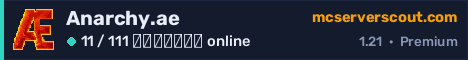Banner του server Anarchy.ae