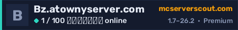 Banner του server Bz.atownyserver.com