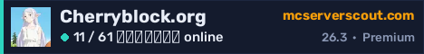 Banner του server Cherryblock.org