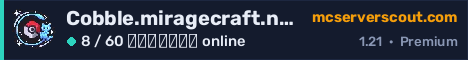 Banner του server Cobble.miragecraft.net