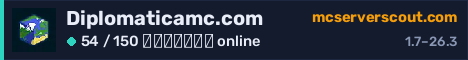 Banner του server Diplomaticamc.com