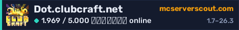Banner του server Dot.clubcraft.net