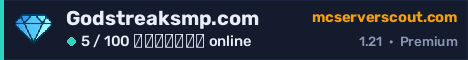 Banner του server Godstreaksmp.com