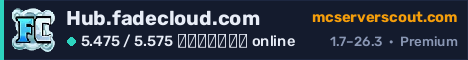 Banner του server Hub.fadecloud.com