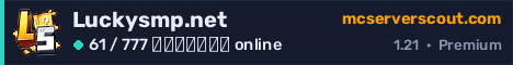 Banner του server Luckysmp.net