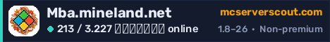 Banner του server Mba.mineland.net