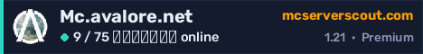 Banner του server Mc.avalore.net