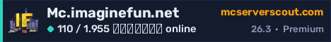 Banner του server Mc.imaginefun.net