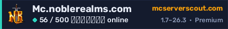 Banner του server Mc.noblerealms.com