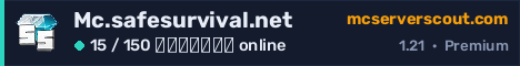 Banner του server Mc.safesurvival.net