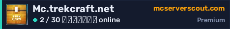 Banner του server Mc.trekcraft.net