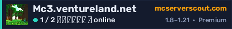 Banner του server Mc3.ventureland.net