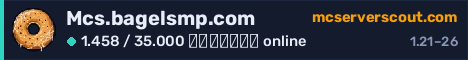 Banner του server Mcs.bagelsmp.com