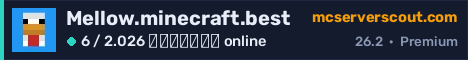 Banner του server Mellow.minecraft.best