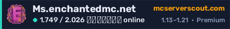 Banner του server Ms.enchantedmc.net