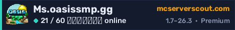 Banner του server Ms.oasissmp.gg