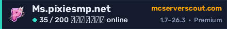 Banner του server Ms.pixiesmp.net