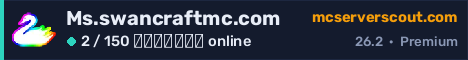 Banner του server Ms.swancraftmc.com