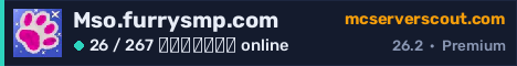 Banner του server Mso.furrysmp.com