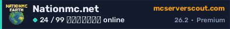 Banner του server Nationmc.net