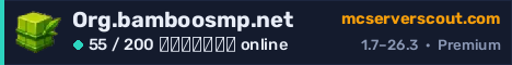 Banner του server Org.bamboosmp.net