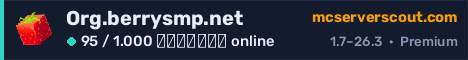 Banner του server Org.berrysmp.net