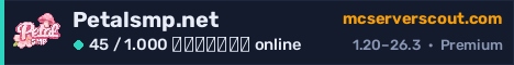 Banner του server Petalsmp.net